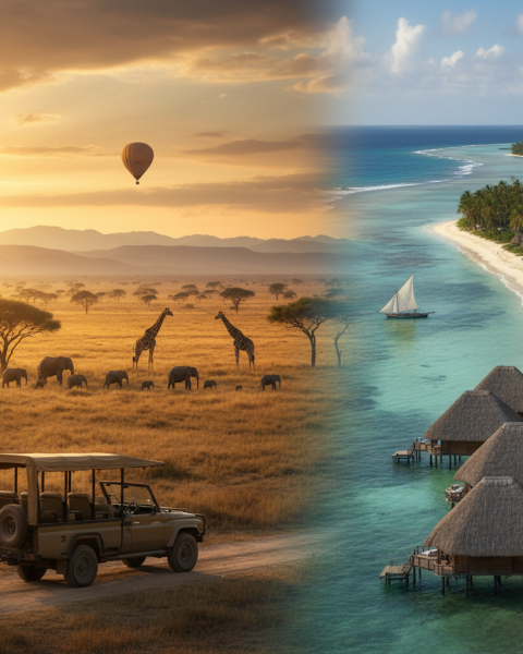 Voyage inoubliable en Tanzanie et Zanzibar : safari et plages de rêve