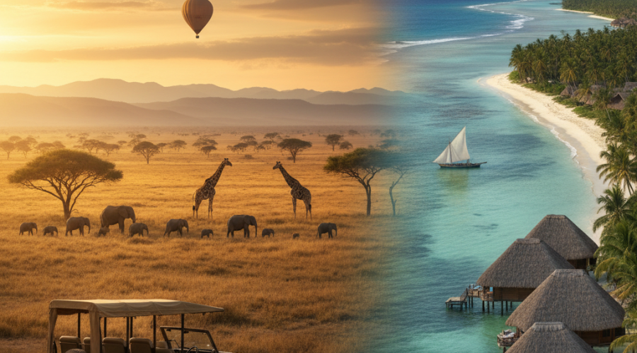 Voyage inoubliable en Tanzanie et Zanzibar : safari et plages de rêve