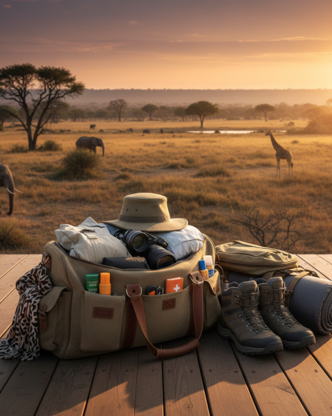 Que mettre dans sa valise pour un safari botswana