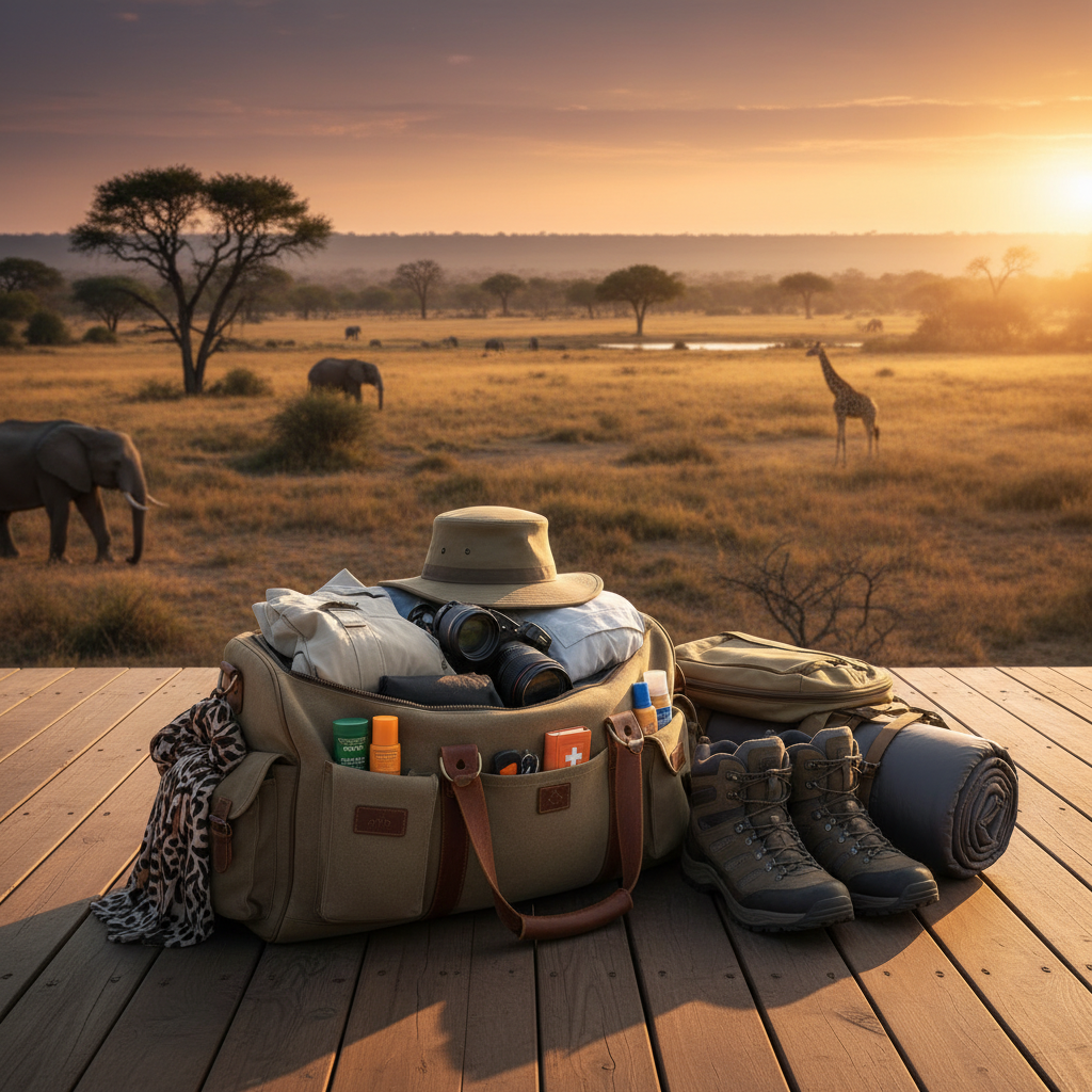 Que mettre dans sa valise pour un safari botswana